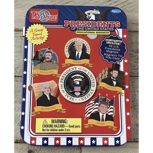 46 Presidents Of The United States 2021 Educational Magnets Learning‎ Tin Set